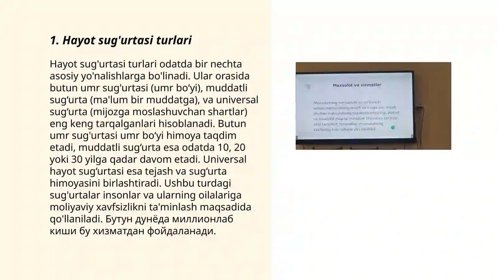 Hayot sug'urtasi 3