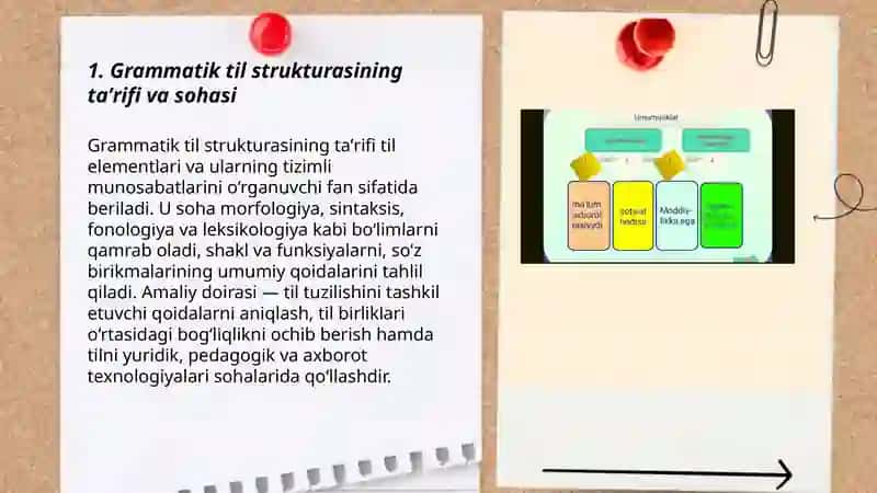 Grammatik til strukturasini o'rganuvchi soha sifatida 3