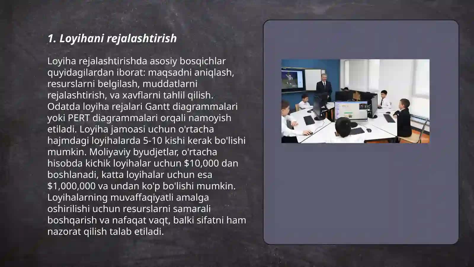 Loyihalash bosqichlari va hujjatlari 3
