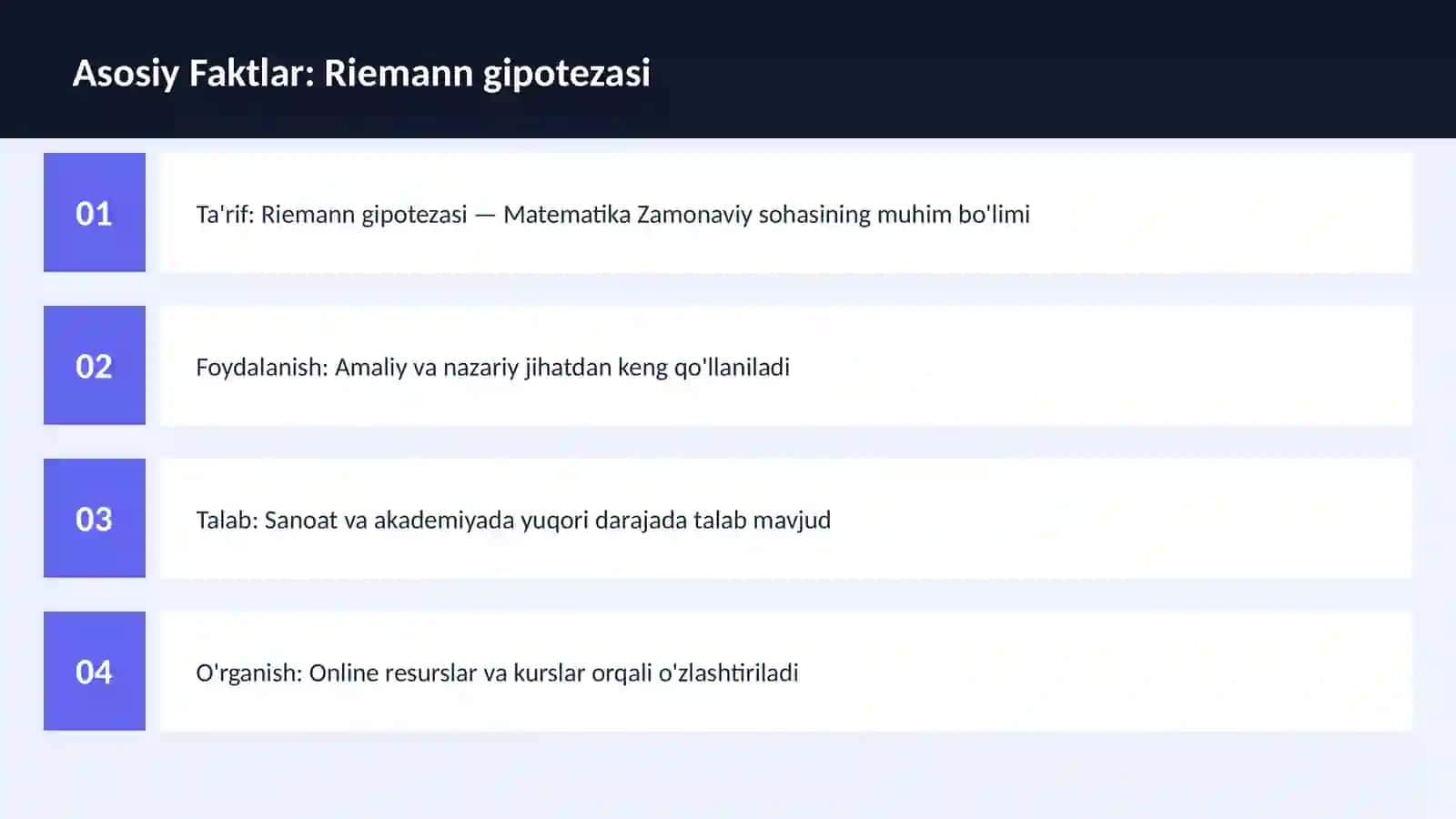Riemann gipotezasi 3