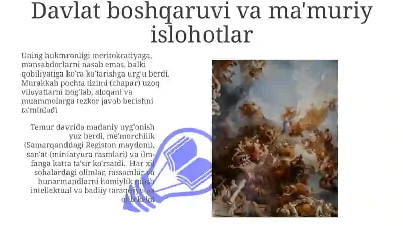 Amir Temur davlat renessansi 3
