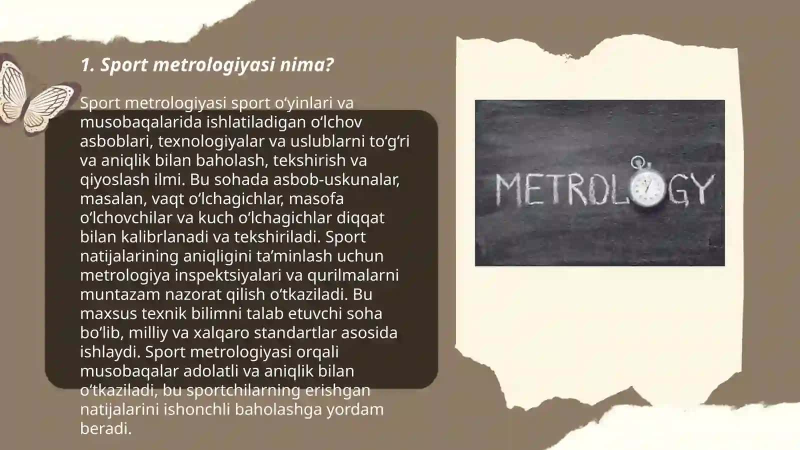 Sport metrologiyasi 3