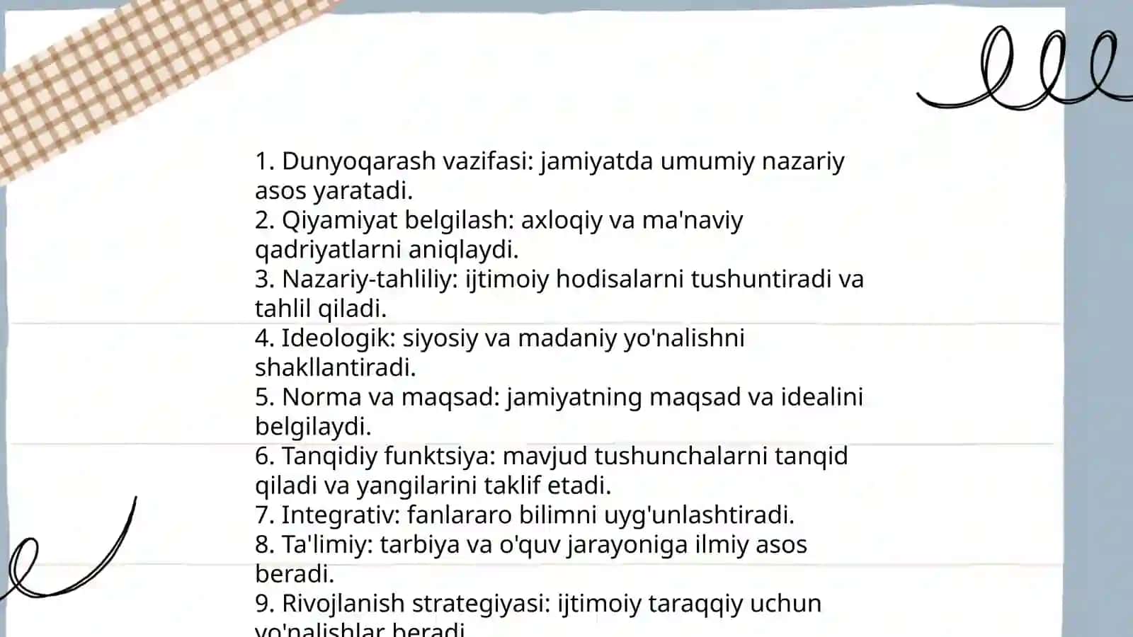 Falsafa va uning jamiyat hayotidagi oʻrni 3