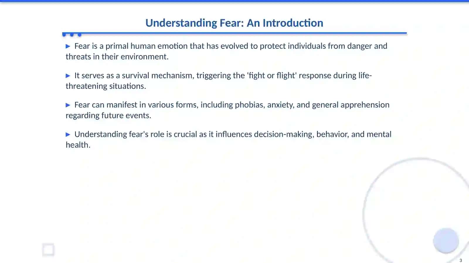 The Dual Nature of Fear 3