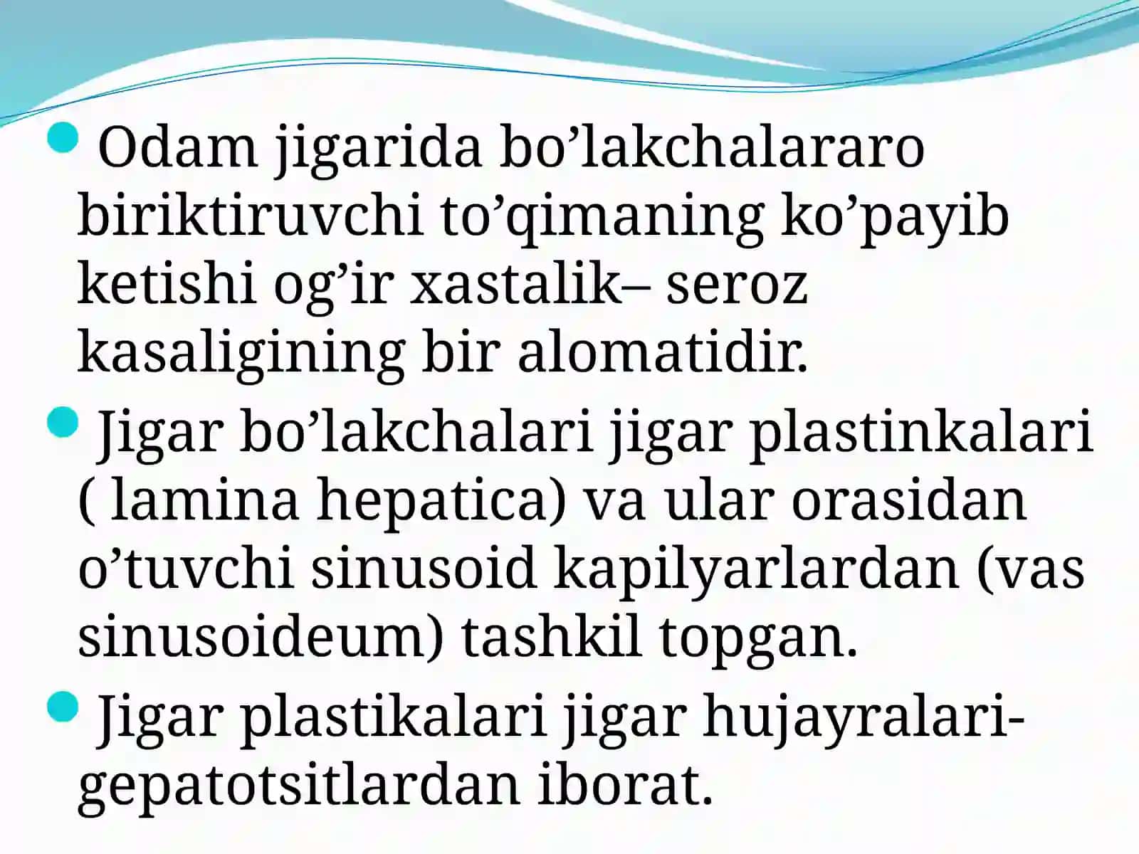 Jigar gistalogiyasi 3