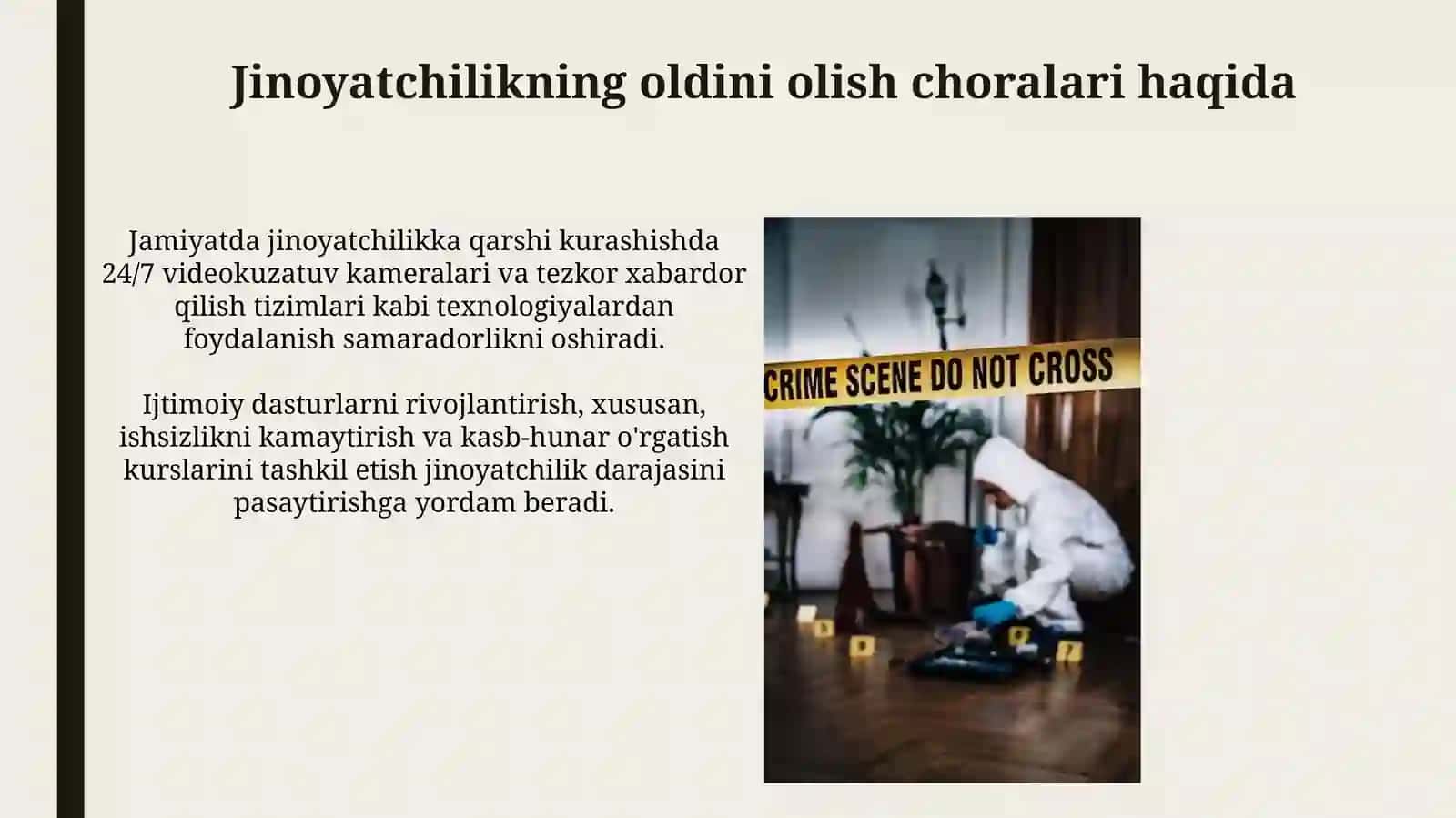 Jinoyatlarning oldini olish choralari 3