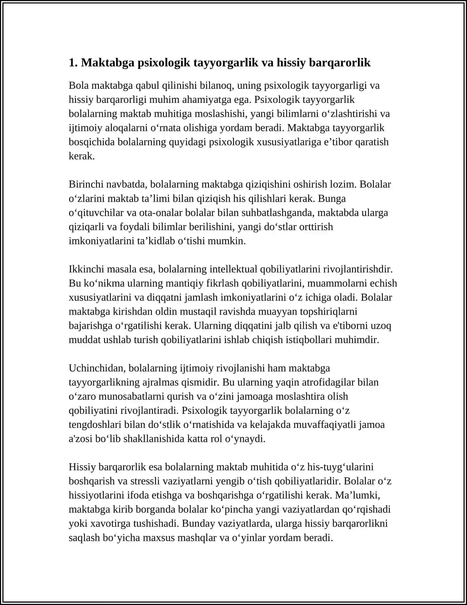 BOLALARNI MAKTABGA TAYYORLASH KOʻNIKMALARI 3