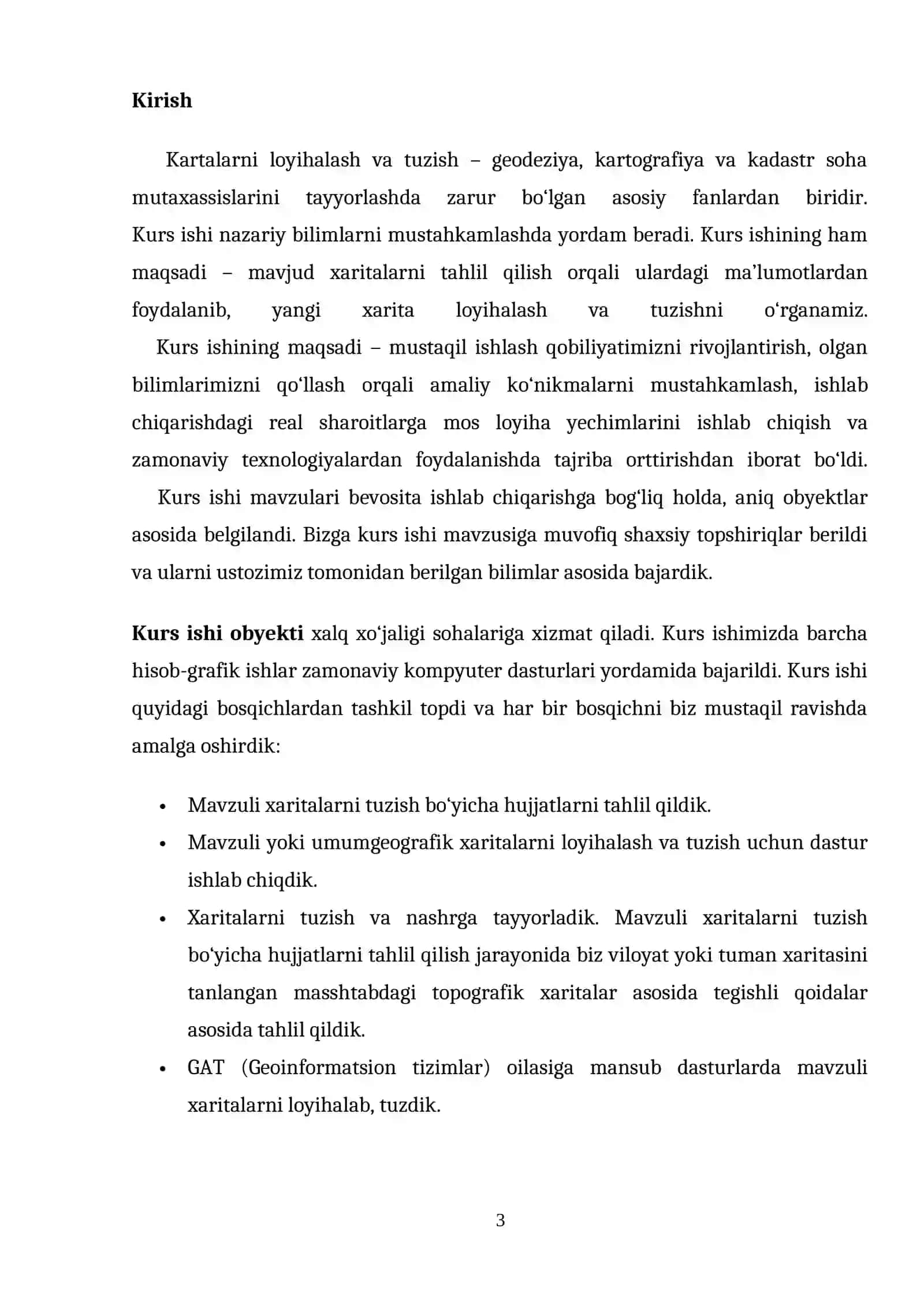 KARTALARNI LOYIHALASH VA TUZISH 3