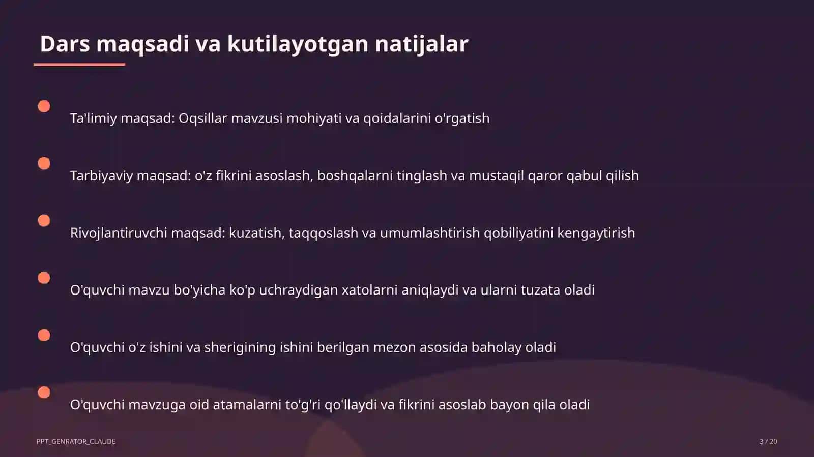Oqsillar (11-sinf) 3
