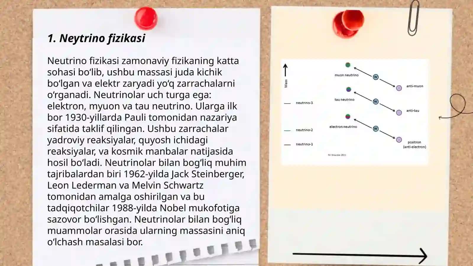 Betta idiraw spektri. Neytrino 3
