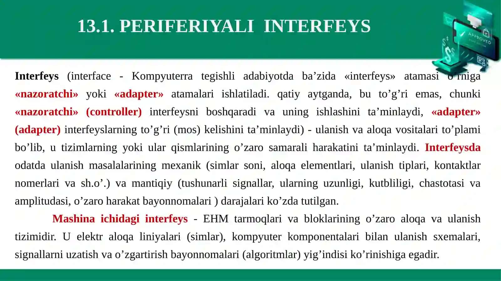 PERIFERIYALI INTERFEYS 3