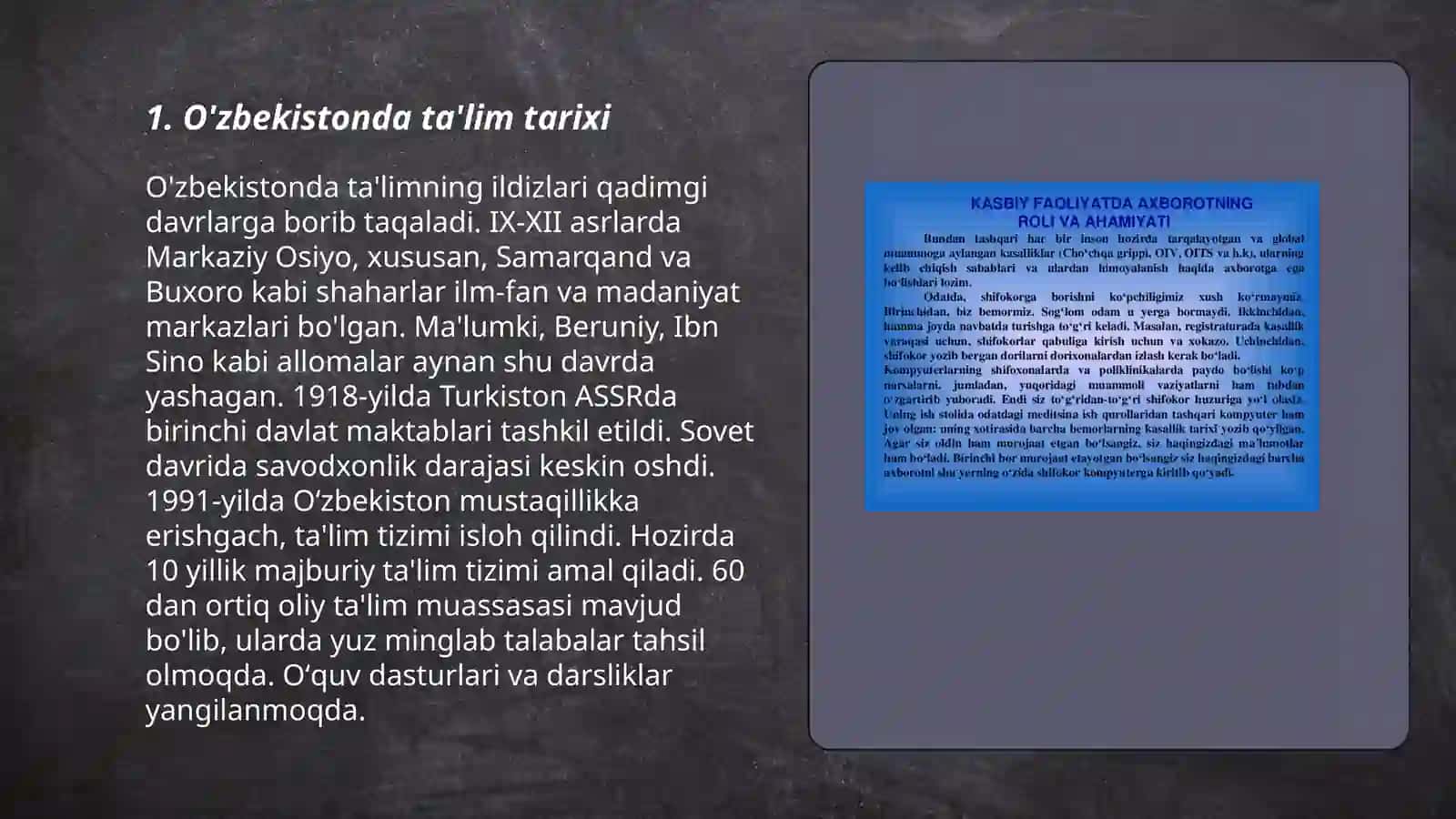 O'zbekistonda talim rivojining oziga xos xususiyati 3
