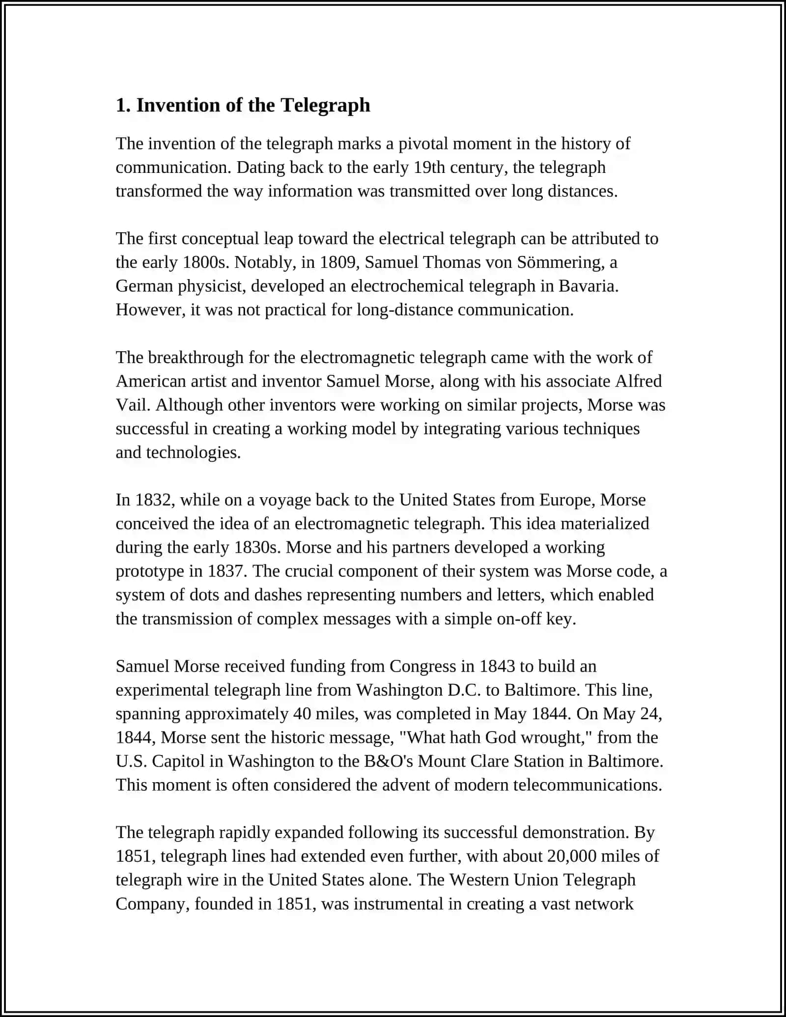HISTORY OF TELEPHONE INVENTION 3