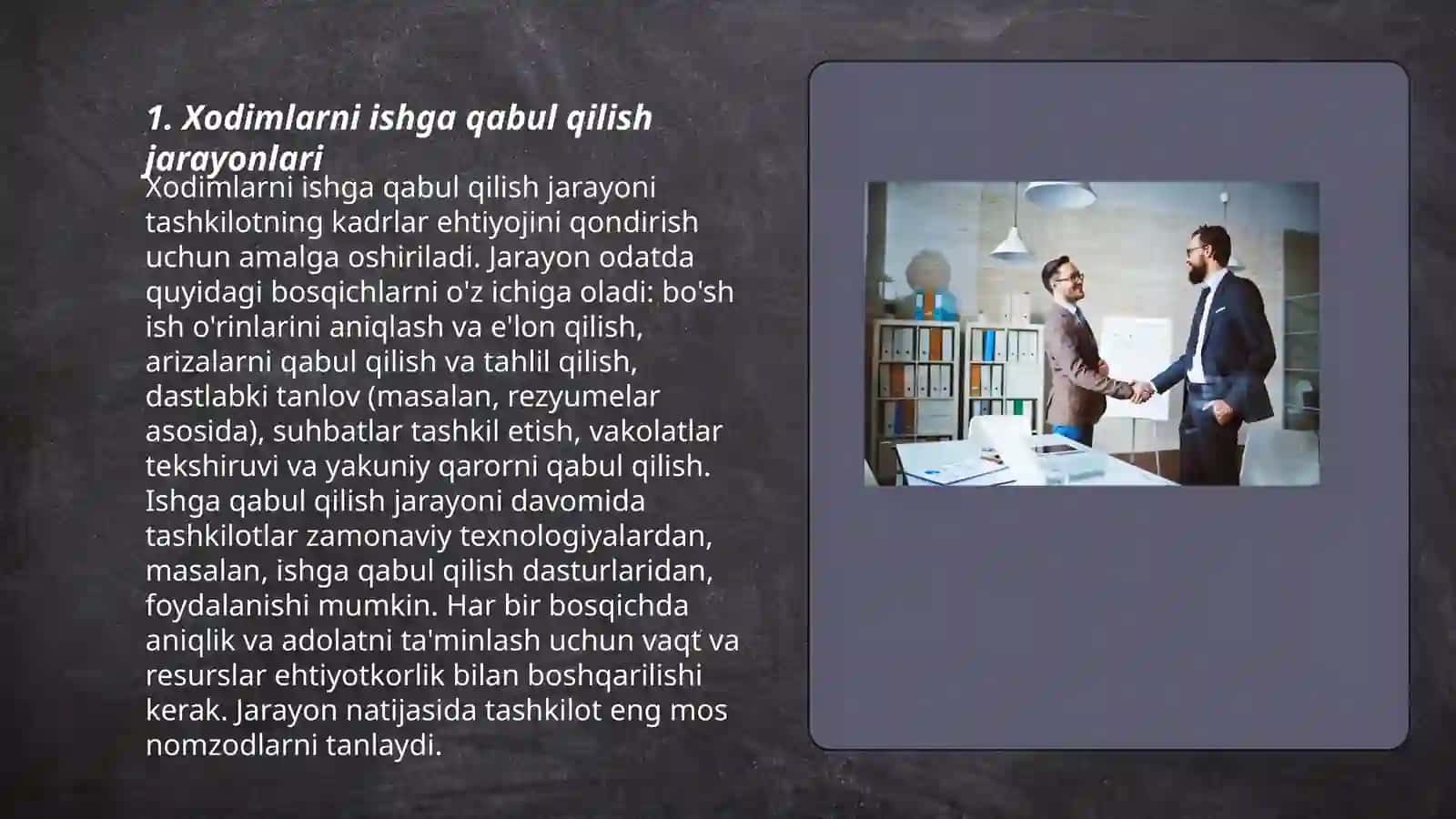 Xususiy korxonalar ish beruvchisi va xodimi o'rtasidagi o'zaro munosabatlar 3
