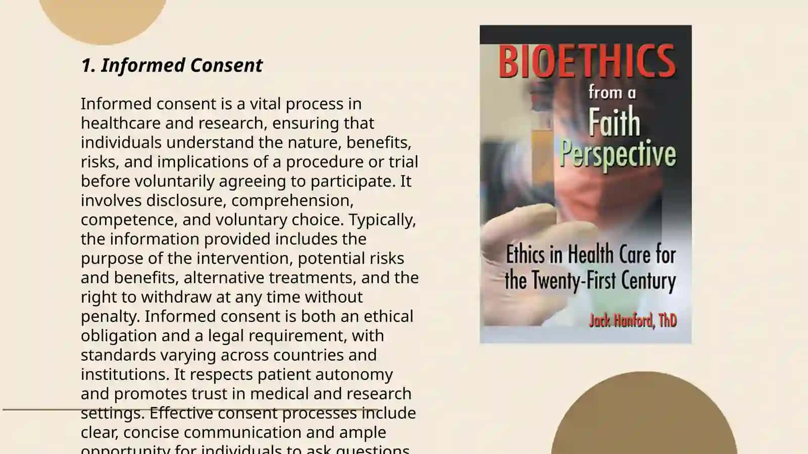 The Principles of Scientific ethics 3