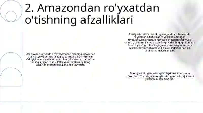 Amazon Kompanyasidan Ro’Yxatdan O’Tish 3