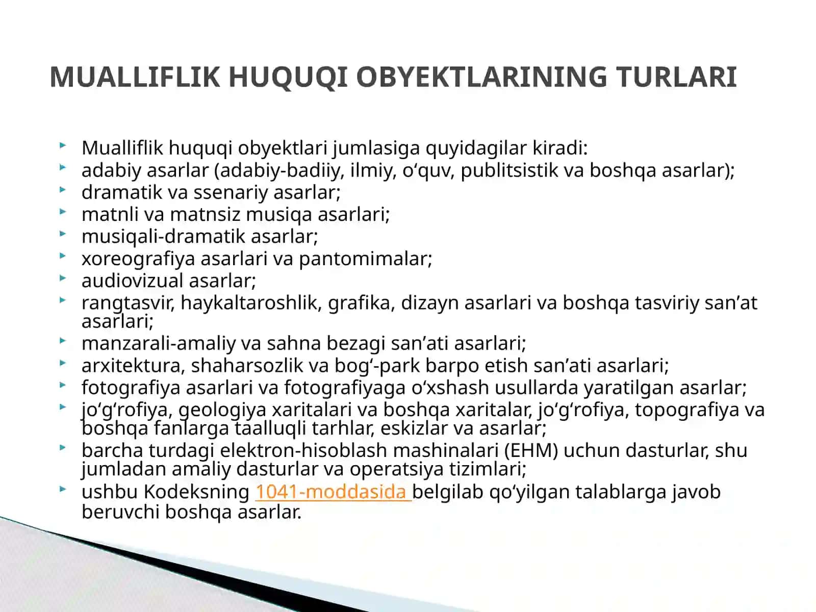 MUALLIFLIK HUQUQI 3