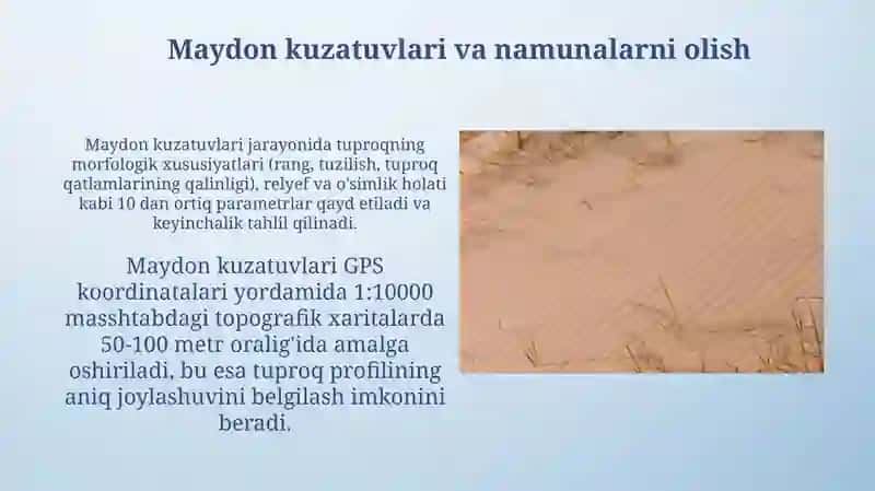 Tuproq xaritasini chizish metodlari 3