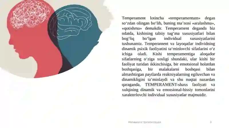 Temperament va uning nazariyalari 3