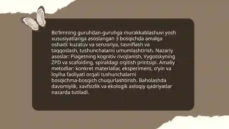 Dasturda tabiat bilan tanishtirish 3