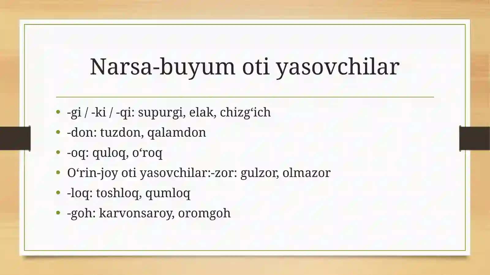 Otning yasalishi 3