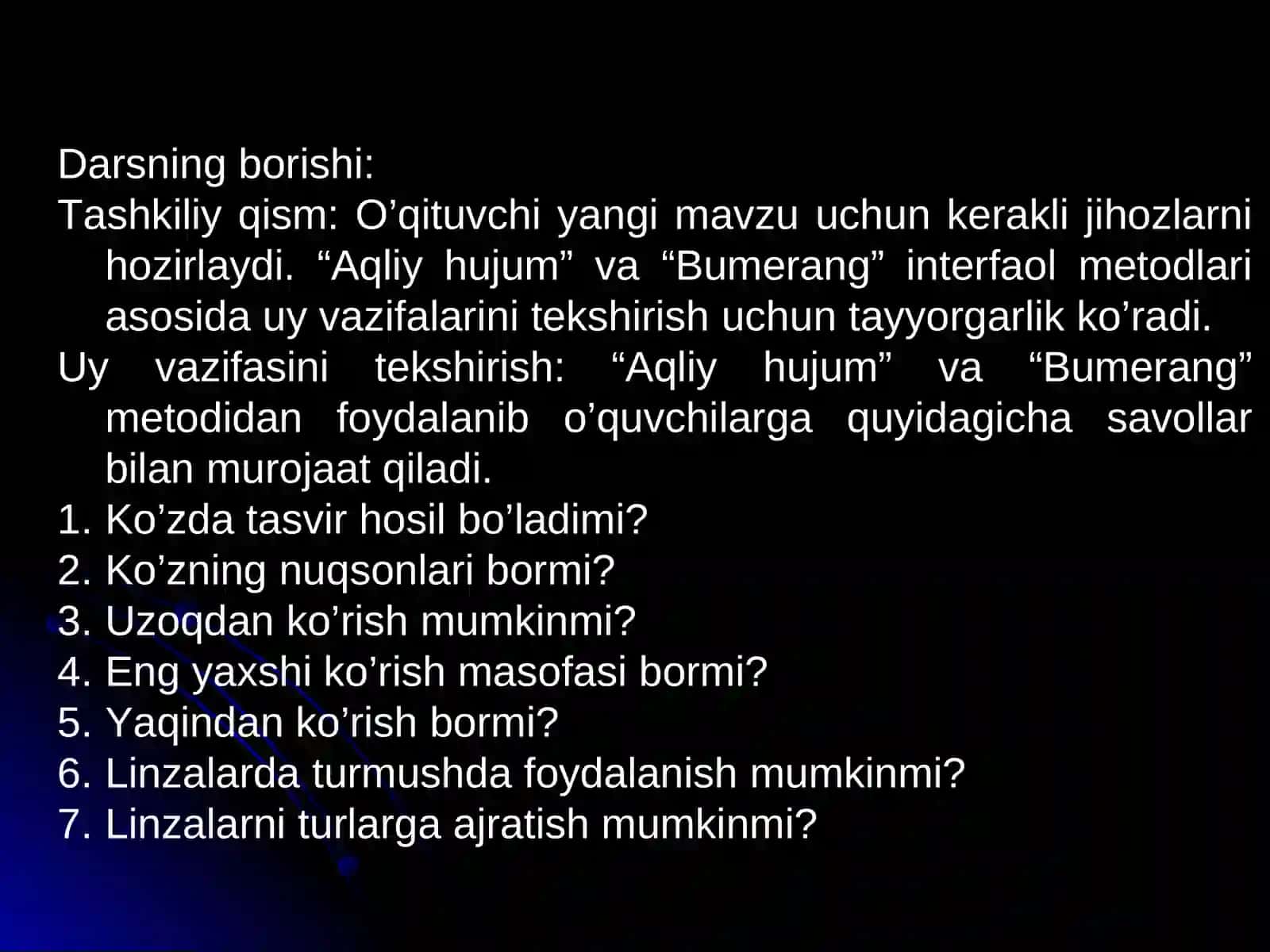 Yorug’likning tezligini aniqlash 3