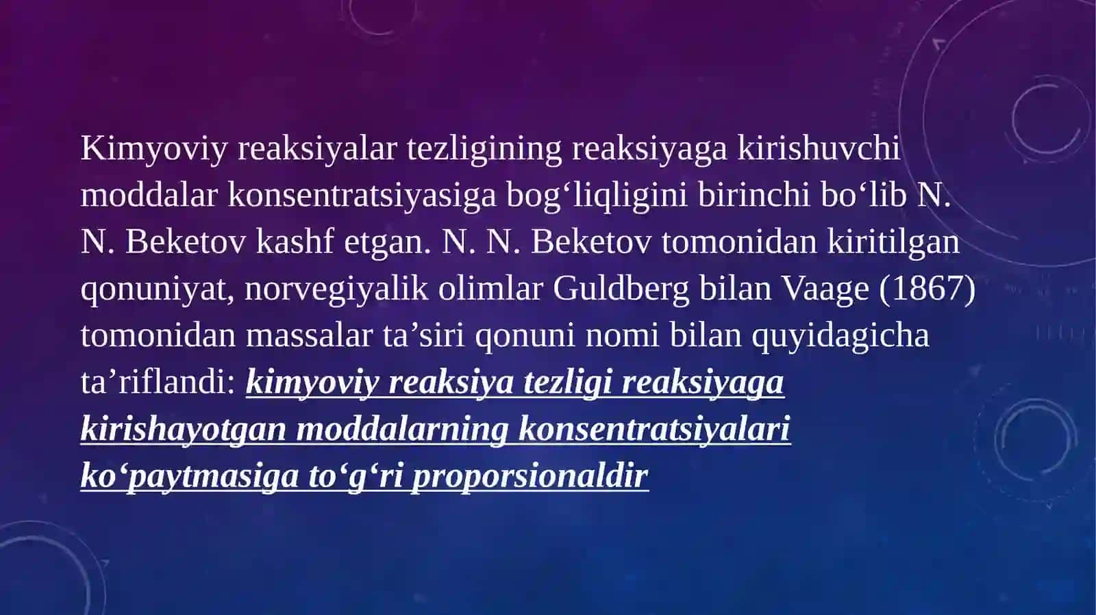 Kimyoviy muvozanatning va uning asosiy turlari 3