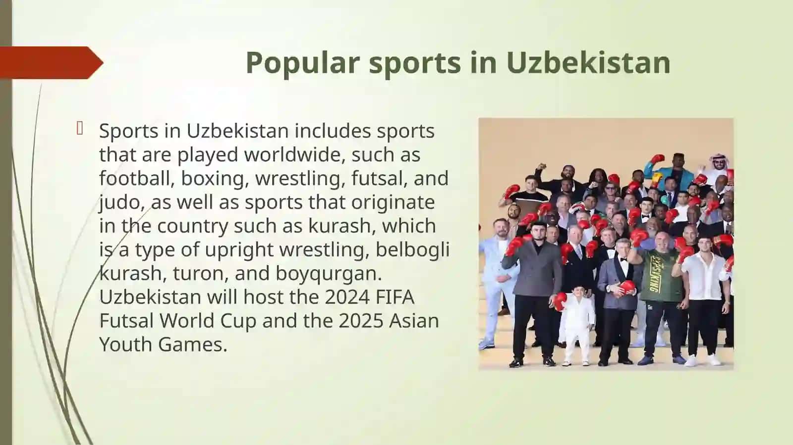 Popular sport in my country 3