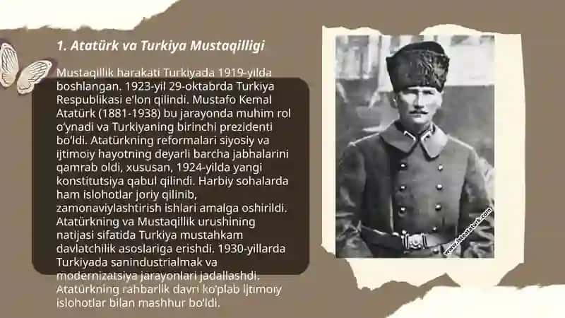 Atatürk va Turkiya Mustaqilligi 3