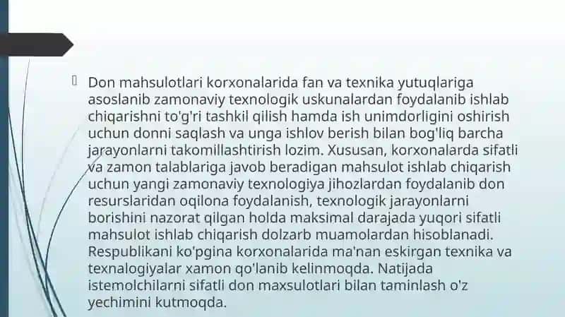 Omuxta yem ishlab chiqarish texnologiyasi va uni saqlash 3