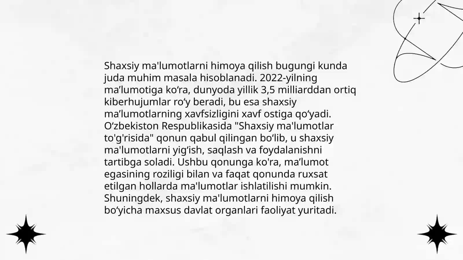 Shaxsiy ma'lumotlarni himoya qilish 3