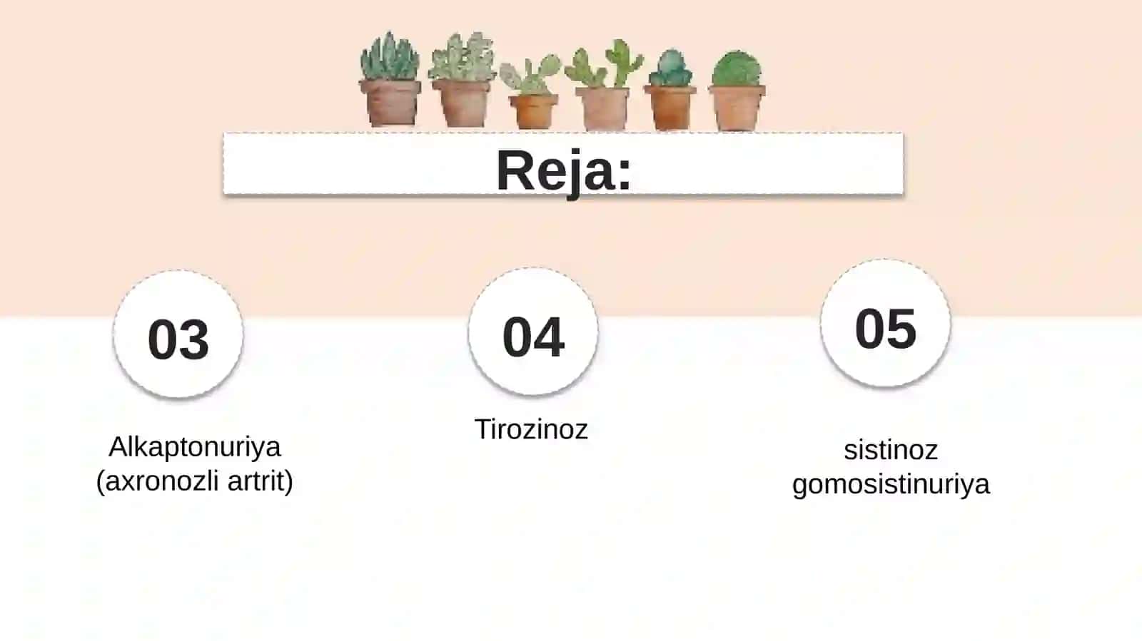 Aminokislotalar almashinuvining buzilishi 3