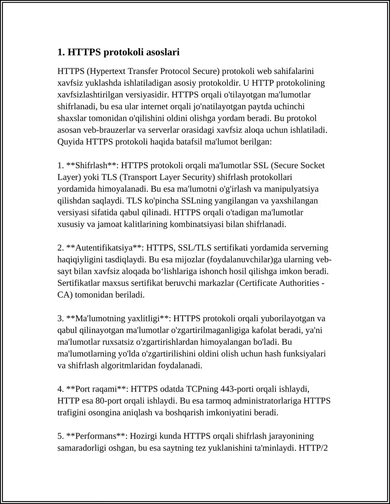 HTTPS protokoli asoslari 3