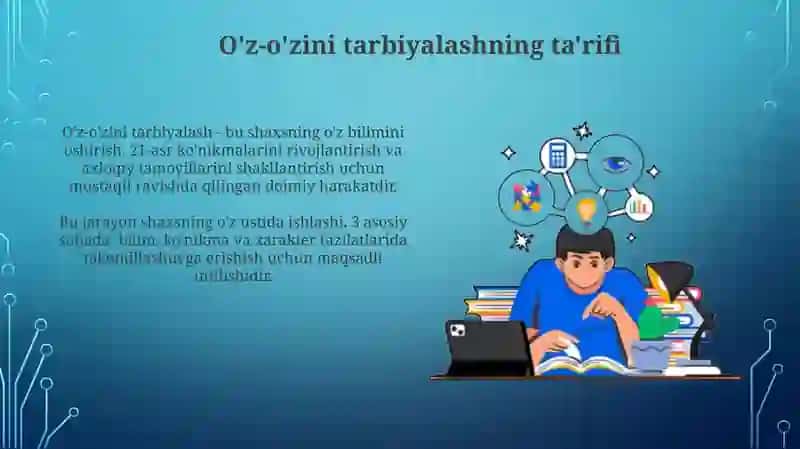 O'z-o'zini tarbiyalash 3