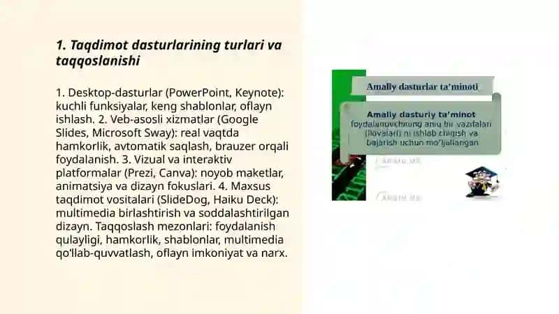 Taqdimot dasturlari va ularning amaliy qôllanishi 3