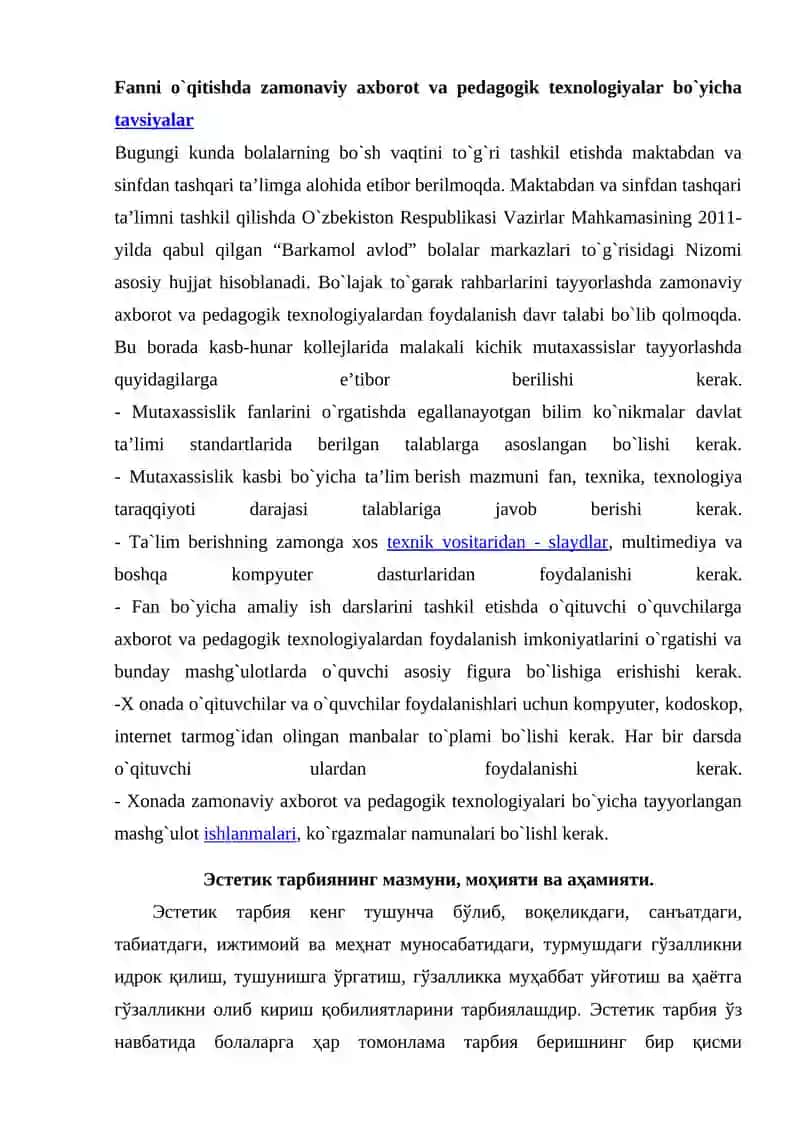 TO'GARAK ISHLARINI O‘QUVCHI TARBIYASIGA TA’SIRI 3