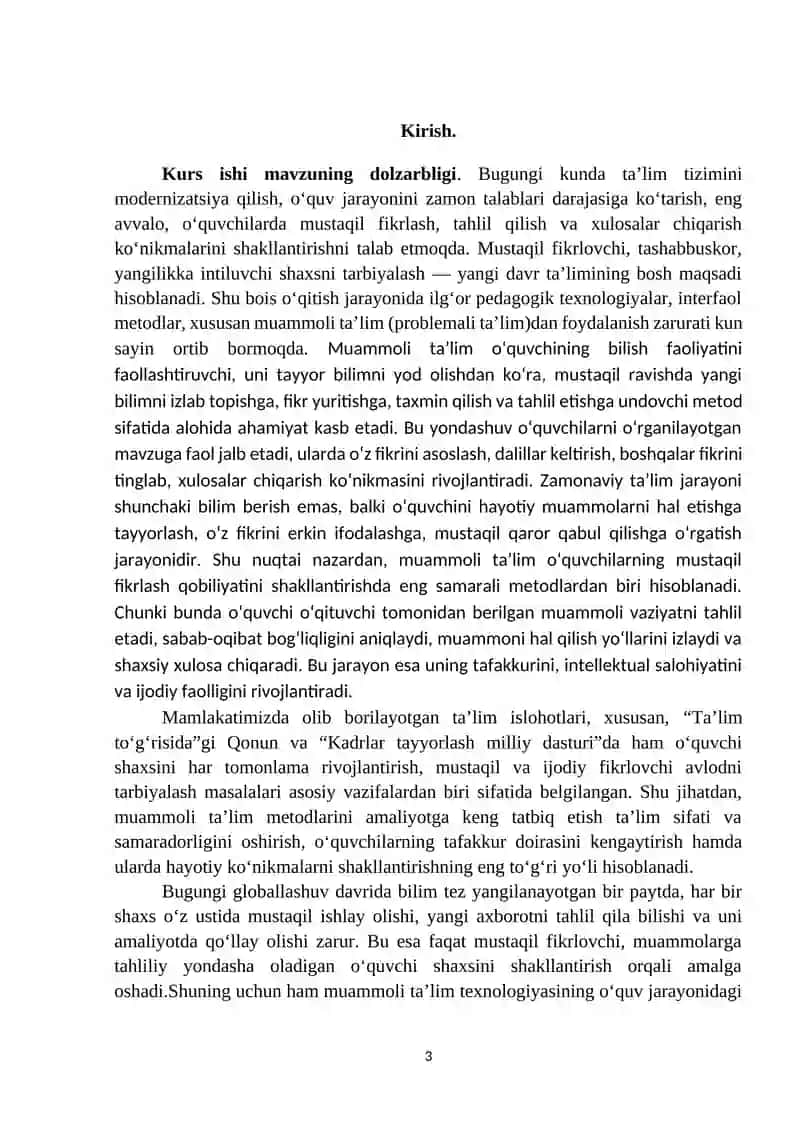 Adabiyot o'qitish metodikasi 3