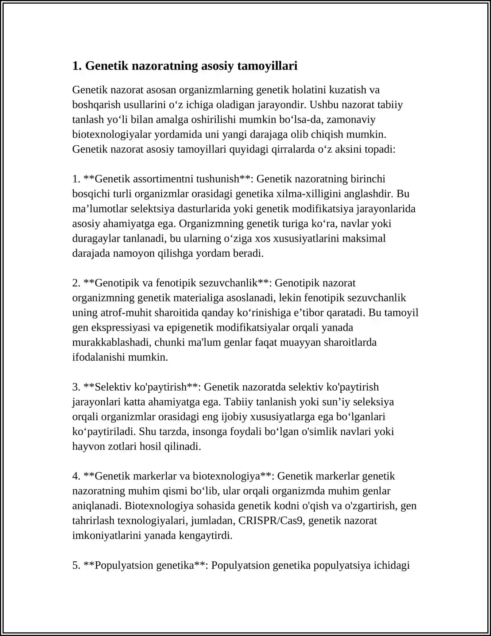 RIVOJLANISHNING GENETIK NAZORATI 3