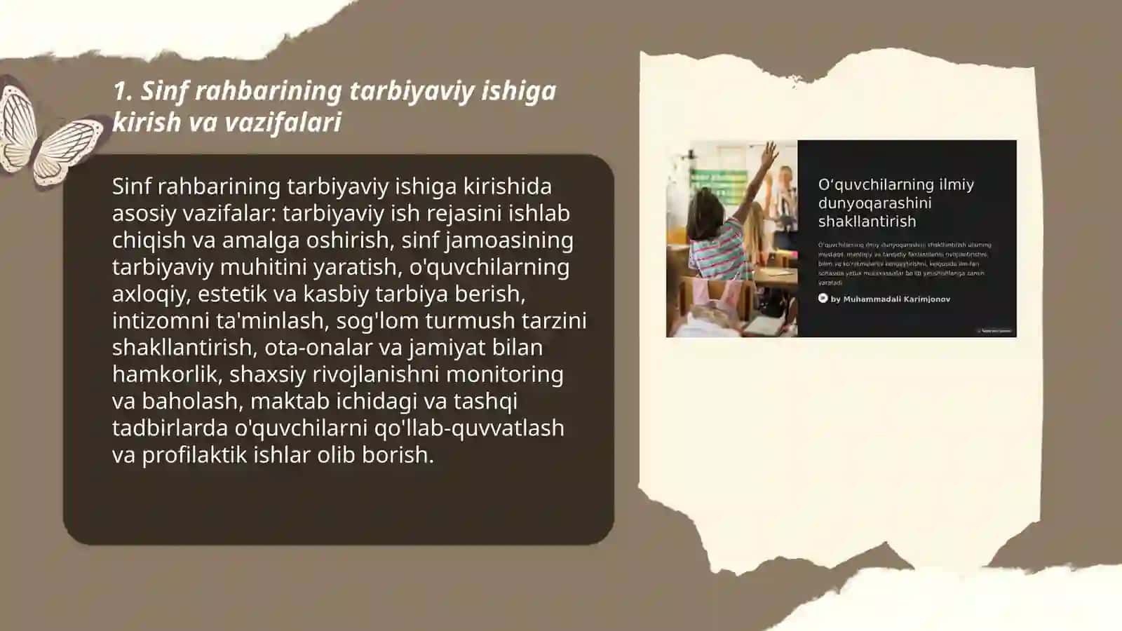 Sinf rahbarining tarbiyaviy ishi 3