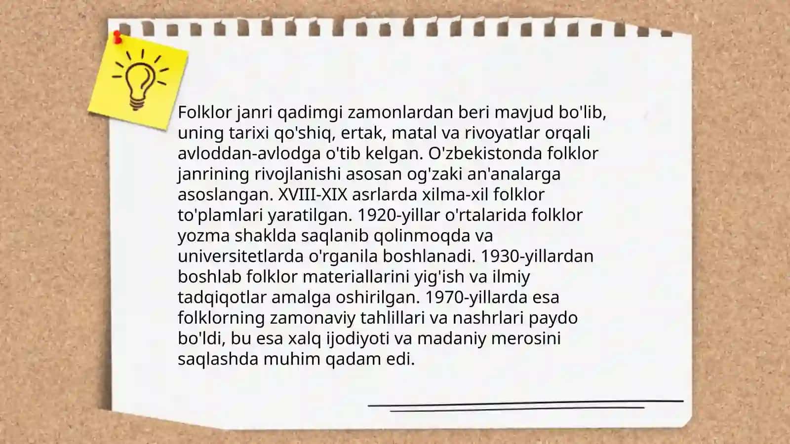 Folklor janrdagi asar tahlili 3