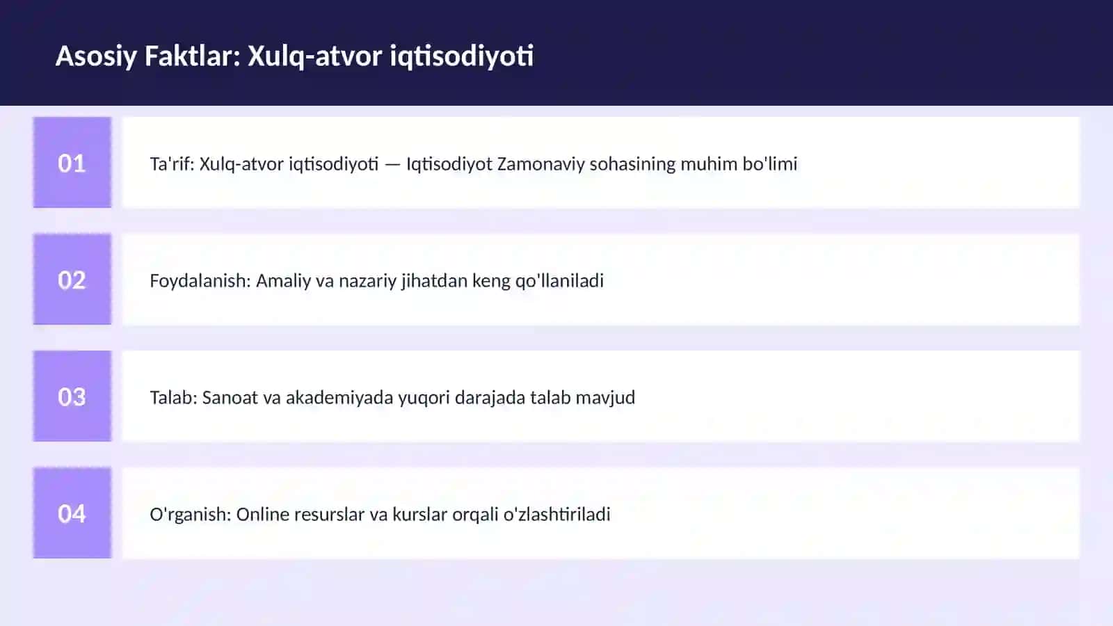Xulq-atvor iqtisodiyoti 3