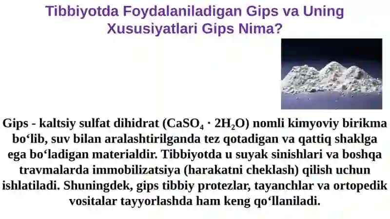 Gips tayyorlash 3