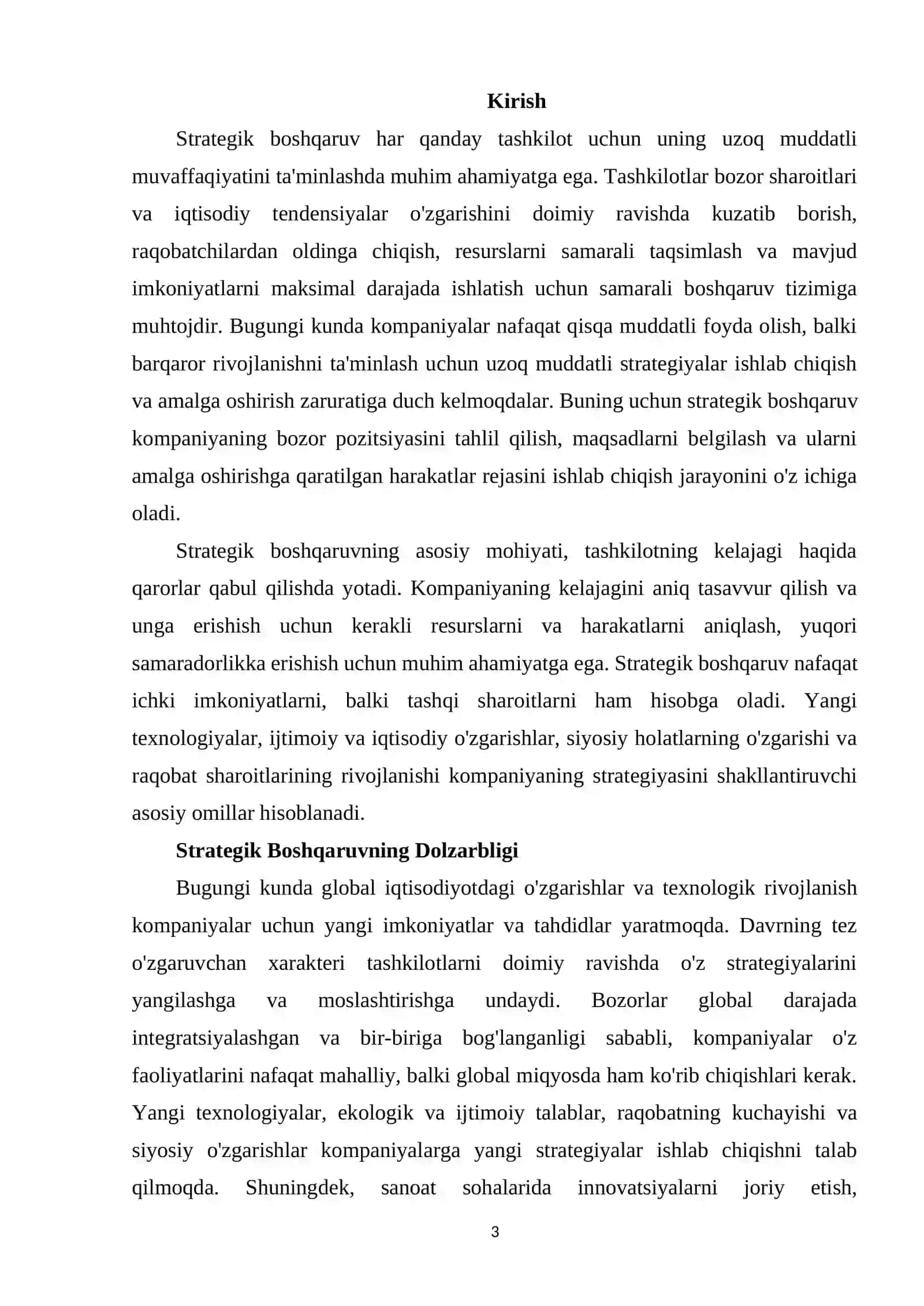 STRATEGIYANING BAJARILISHINI  BAHOLASH VA NAZORAT QILISH 3