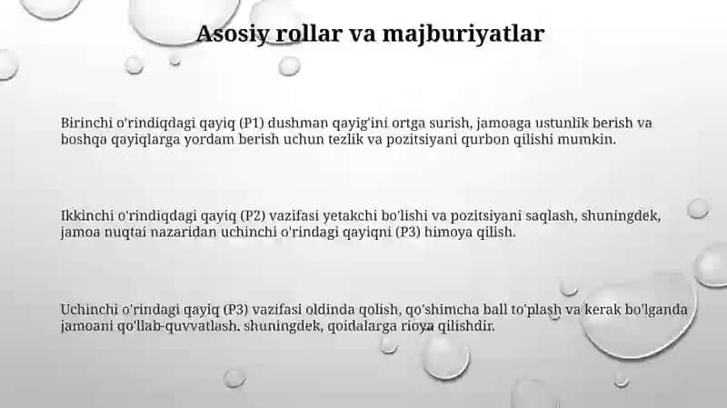 Guruh poygalari taktikasi 3