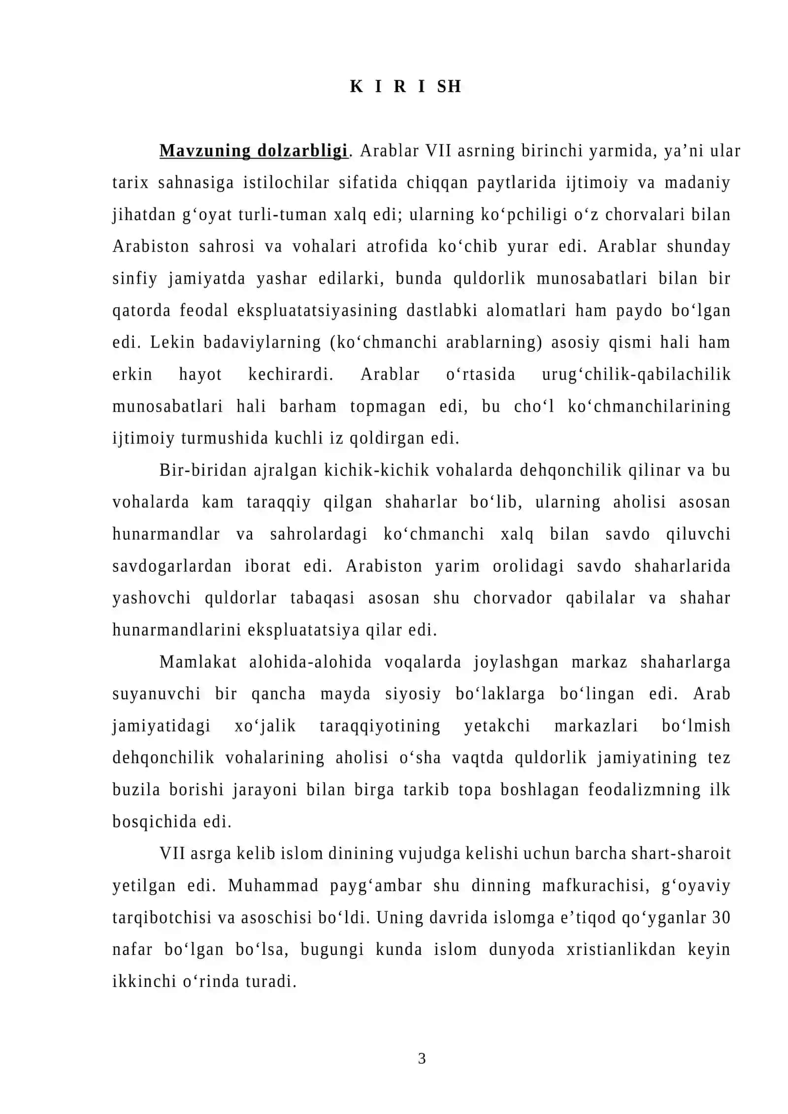 Arab Xalifaligining Shakllanishi va Boshqaruv Tizimi 3