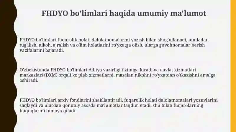 FHDYo bo'limlari 3