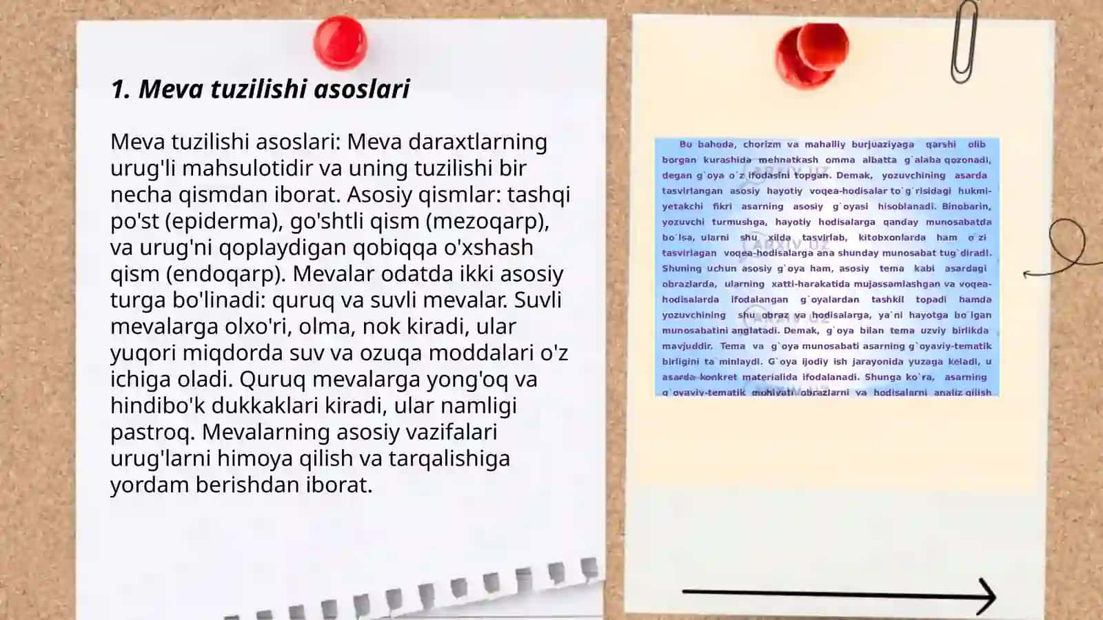 Meva tuzulishi va turlari 3