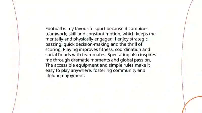 My favourite type of sport 3