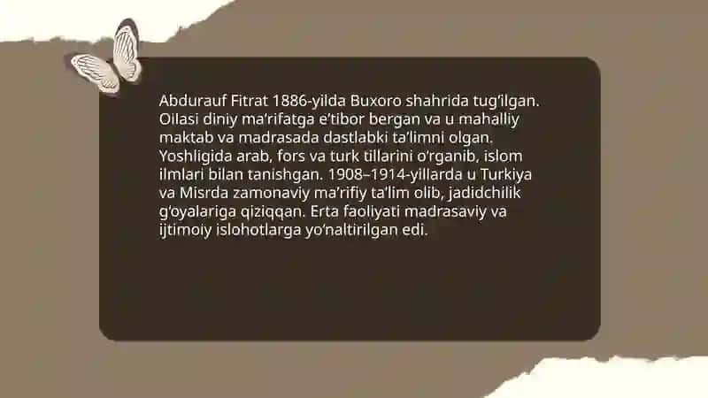 ADURAUF FITRAT HAYOTI VA IJODI 3
