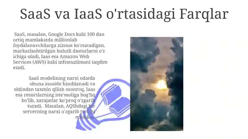 Bulutli Yechimlar (SaaS) va Bulutli Infrastruktura (IaaS) 3